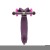 Самокат Трехколесный, со Светящимися Колесами, Фиолетовый - MSC-B082002