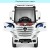 Детский электромобиль фура Mercedes-Benz Actros 4WD 12V с прицепом - HL358-LUX-WHITE-TRAILER
