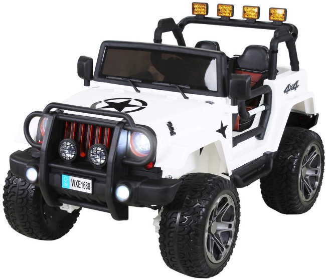 Детский электромобиль джип Wrangler WXE1688-4-W