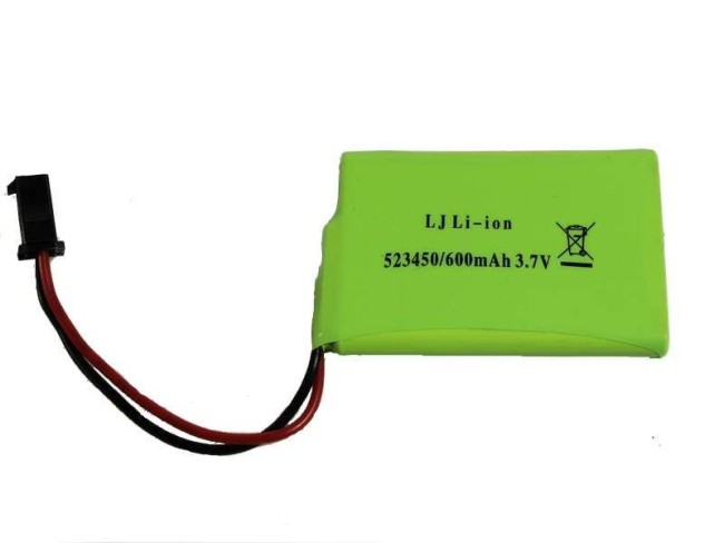 Аккумулятор Li-Ion 3.7V 600mAh (разъем SM) - LI-ION-37-600-SM
