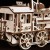 Деревянный 3D конструктор с приводом Robotime "Locomotive" - LK701