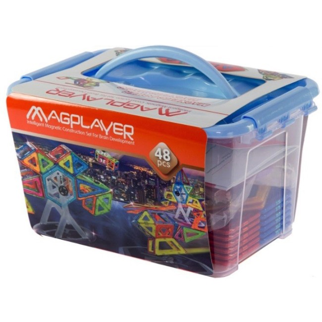 Магнитный 3D конструктор MagPlayer - MPT-48