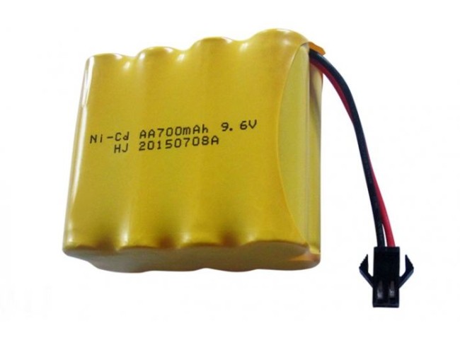 Аккумулятор Ni-Cd 9.6v 700mah (разъем YP) - NICD-96R-700-YP
