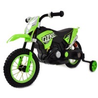 Детский кроссовый электромотоцикл Qike TD Green