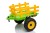 Детский электромобиль XMX трактор с ковшом и прицепом (зеленый, EVA, пульт, 12V) - XMX611U-GREEN