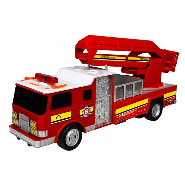 Радиоуправляемая пожарная машина с подъемной стрелой - R246