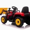 Детский электромобиль XMX трактор с ковшом (красный, EVA, пульт, 12V) - XMX611U-RED