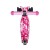 Самокат Maxiscoo Junior Трехколесный Детский с Рисунком Розовый Камуфляж - MSC-J091807