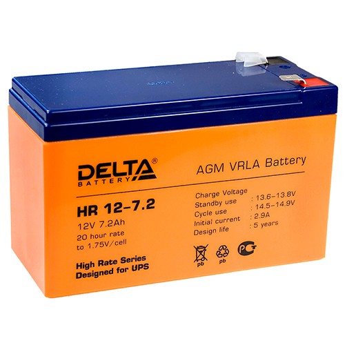 Аккумулятор Delta HR 12-7.2
