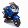Детский электромотоцикл XMX (синий, EVA, с ручкой газа, 12V) - XMX609-BLUE