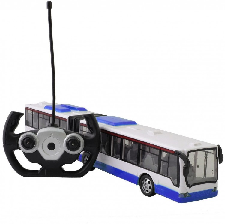 Радиоуправляемый пассажирский Автобус (синий) - 666-676A-B