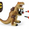 Радиоуправляемый коричневый динозавр Ти-Рекс (свет, звук, стреляет пулями) - DT-6036-BROWN