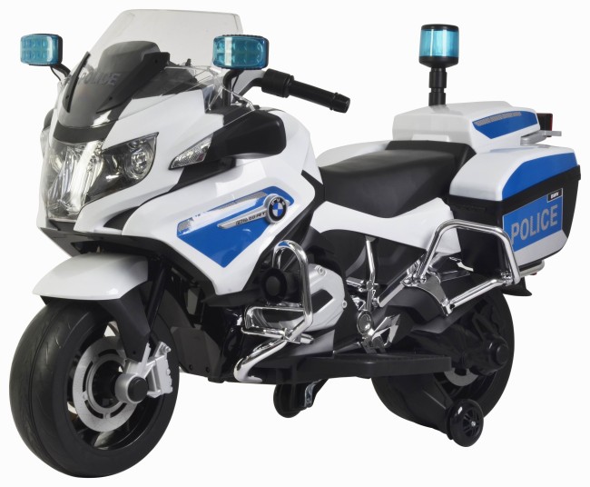 Детский полицейский электромотоцикл BMW R1200RT-P White