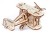 Деревянный механический 3D-пазл Wooden City Самолет Биплан - WR304