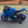 Детский электромотоцикл Ducati Blue (12V, EVA, ручка газа) - FT-1628-SP-BLUE