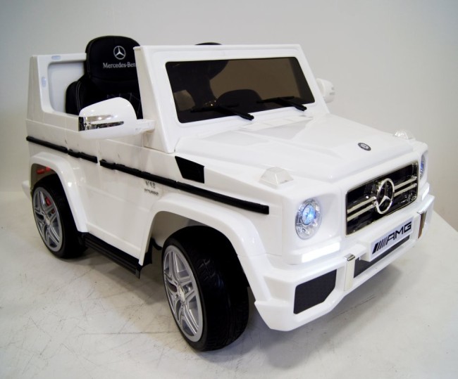 Детский электромобиль Mercedes-Benz G65 White