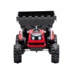 Детский электромобиль трактор с ковшом и пультом управления (красный, 2WD, EVA) - HL389-LUX-RED