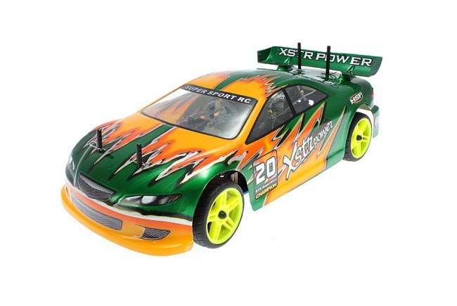 Радиоуправляемый автомобиль с ДВС HSP Nitro Car XSTR POWER 4WD 1:10 - 94122 - 2.4G